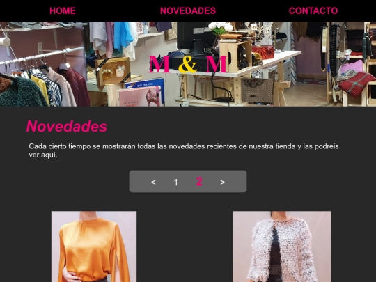 paginas/novedades2 screenshot