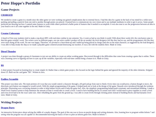 index screenshot