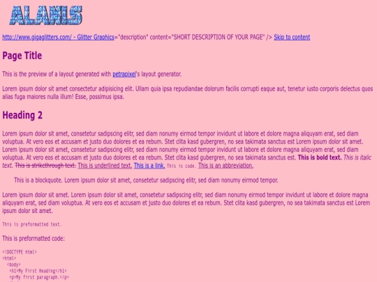 index screenshot