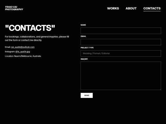 contact screenshot