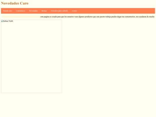Novedadescaro screenshot