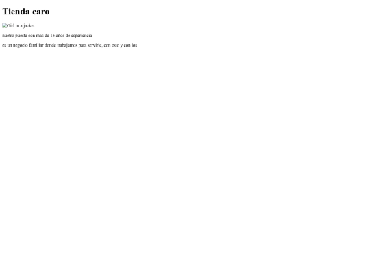 Tiendacaro screenshot