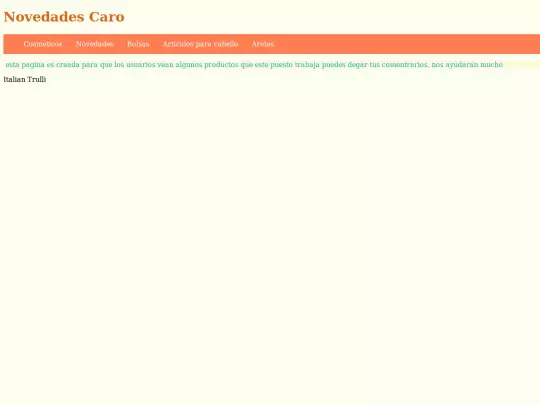 novedadescaro screenshot