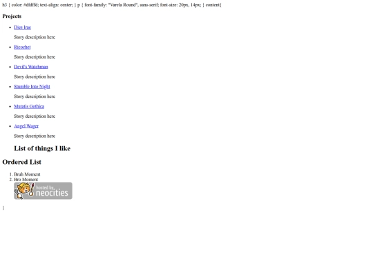 index screenshot