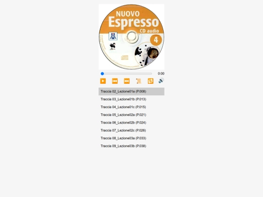 italiano/NuovoEspressoB2_Audios screenshot