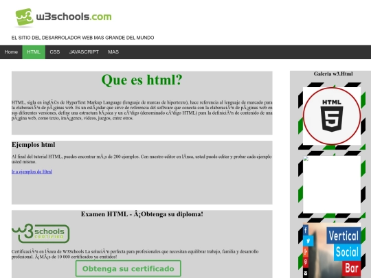 trabajo w3school/PagHtml screenshot
