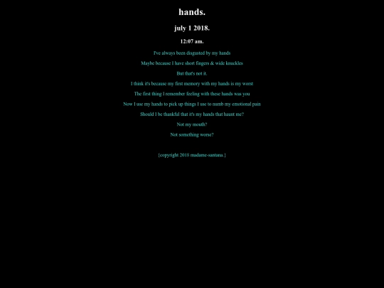 hands screenshot