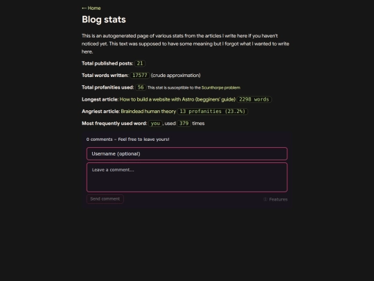 blogstats screenshot