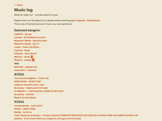 music screenshot