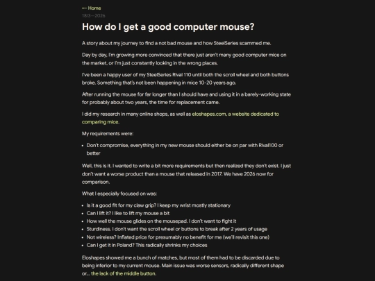 posts/mice screenshot
