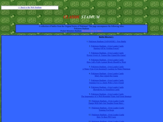 ClassicStadium screenshot