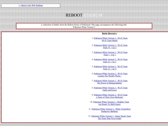 RebootStadium screenshot
