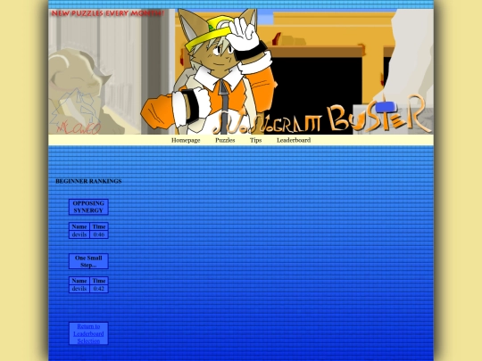 puzzle/beginnerleaderboard screenshot