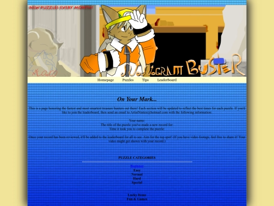 puzzle/leaderboard screenshot