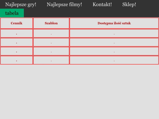 tabela screenshot