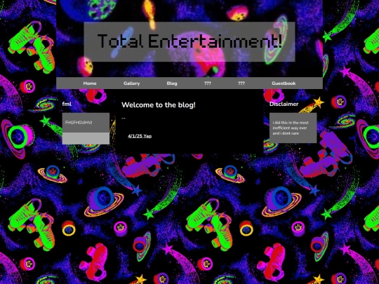 blog screenshot