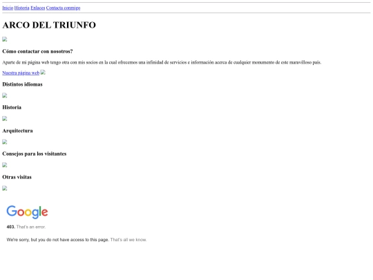 monumento guille/contactar screenshot