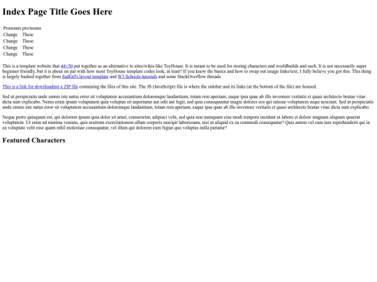 index screenshot