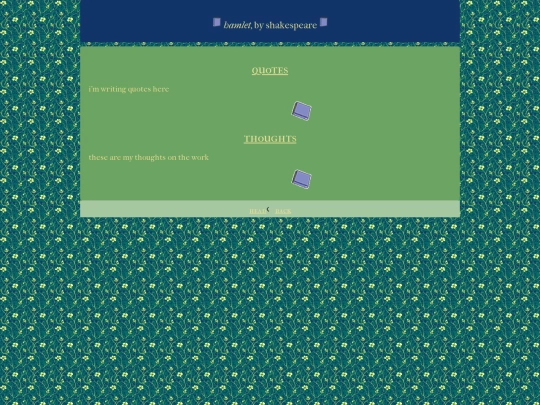 book reviews/hamlet screenshot