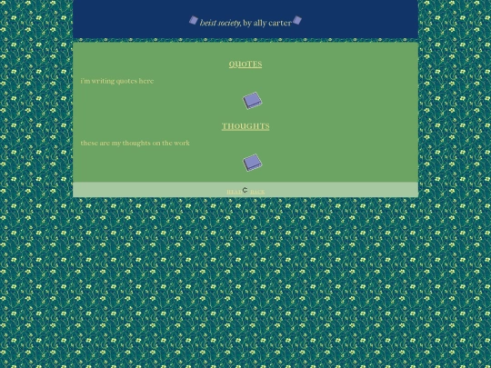 book reviews/heistsociety screenshot