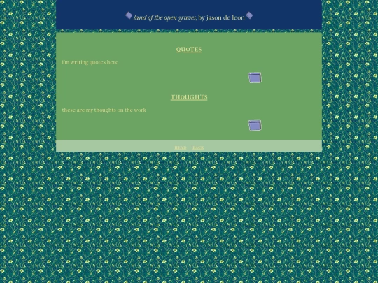 book reviews/opengraves screenshot
