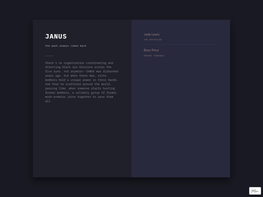 characterpage screenshot