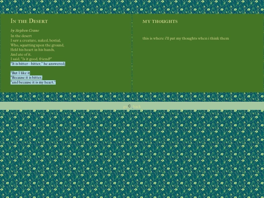 poetry/recs/inthedesert screenshot
