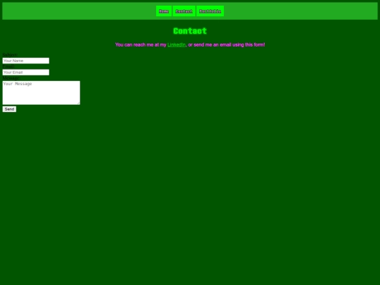 contact screenshot