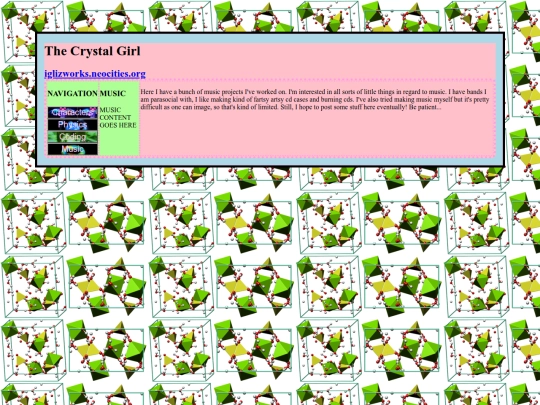 Sites/music screenshot