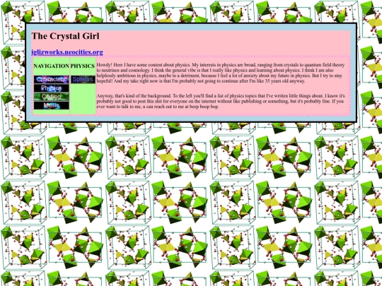 Sites/physics screenshot