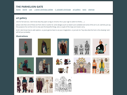 parhelion/gallery screenshot