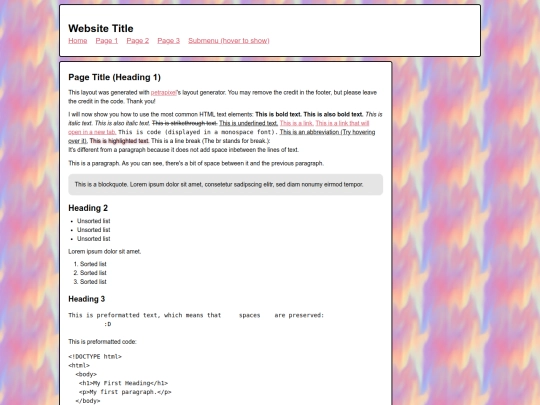 parhelion/testing screenshot