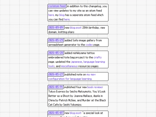 changelog screenshot