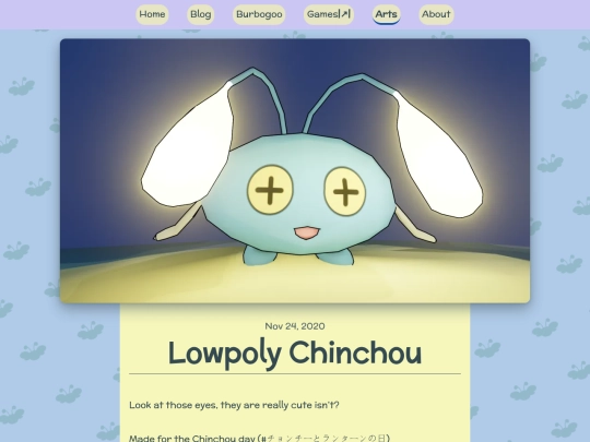 fanart/lowpoly-chinchou screenshot