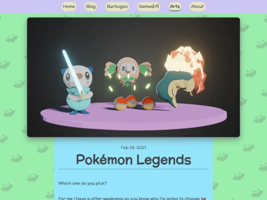 fanart/pokemon-legends screenshot