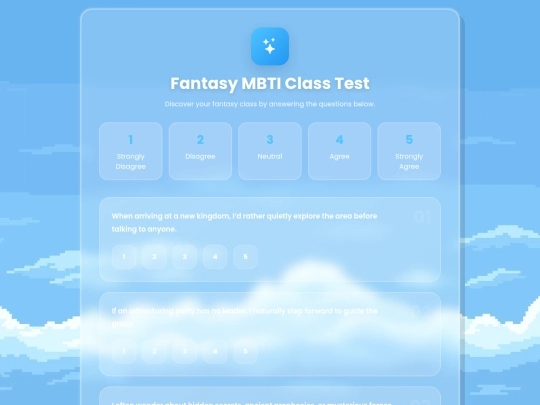 fantasy-mbti screenshot
