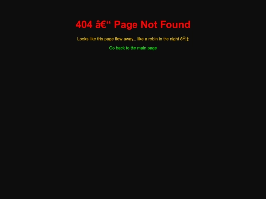 not_found screenshot