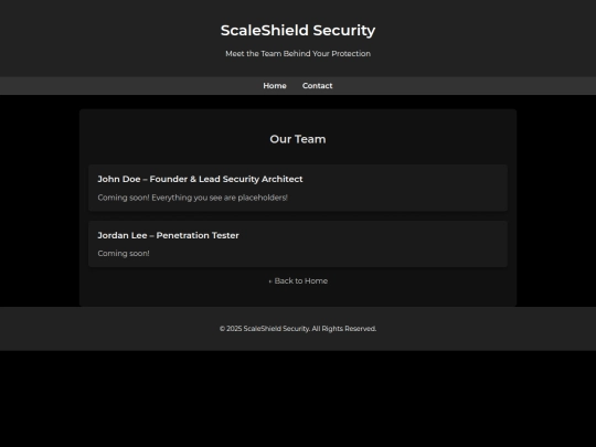 team screenshot