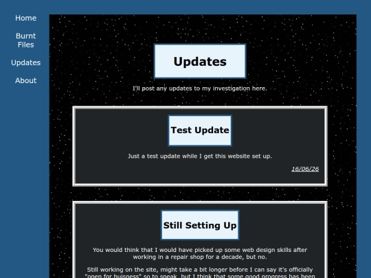 Updates screenshot