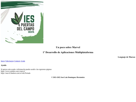 Ayuda screenshot
