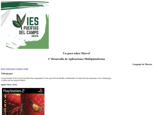 Videojuegos screenshot