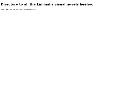 Chippies_Plot/LiminalisVisNov screenshot