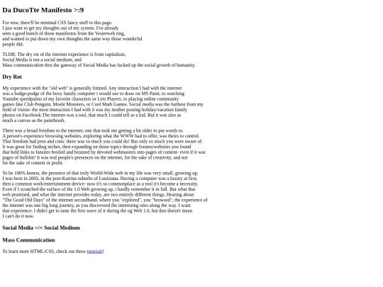 manifesto screenshot