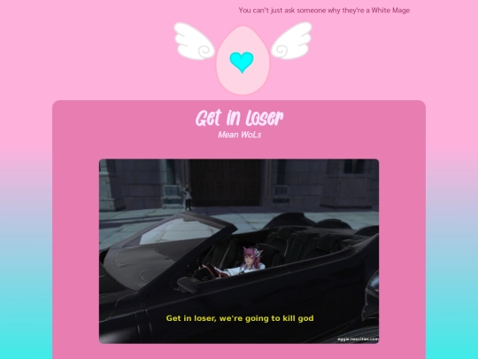 ffxiv/mememuseum/getinloser screenshot