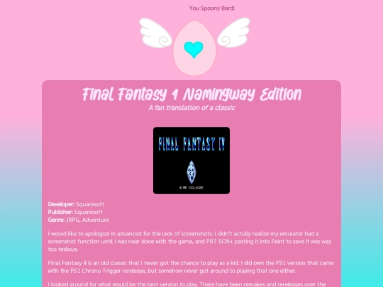 gaming/finalfantasy4namingway screenshot