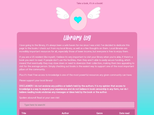 librarybooks screenshot