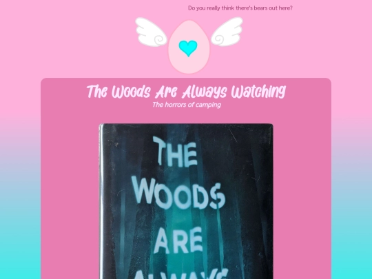 librarybooks/thewoodsarealwayswatching screenshot