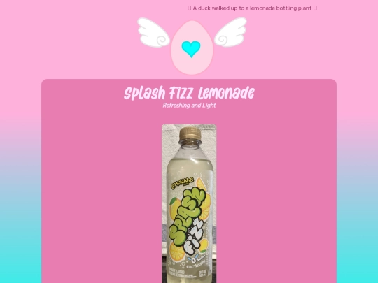 snackgallery/drinks/splashfizzlemonade screenshot