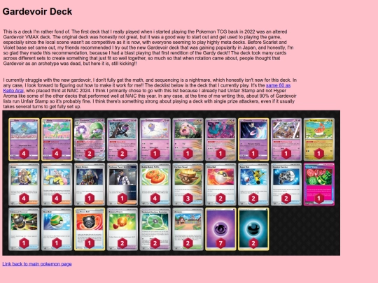 pokemon/decks/gardevoir screenshot