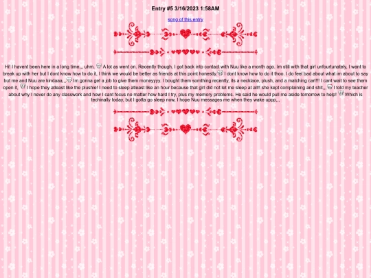diary/5d screenshot
